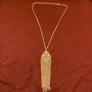 Never worn gold Stella & Dot necklace